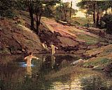 The Swimming Hole by Edward Henry Potthast